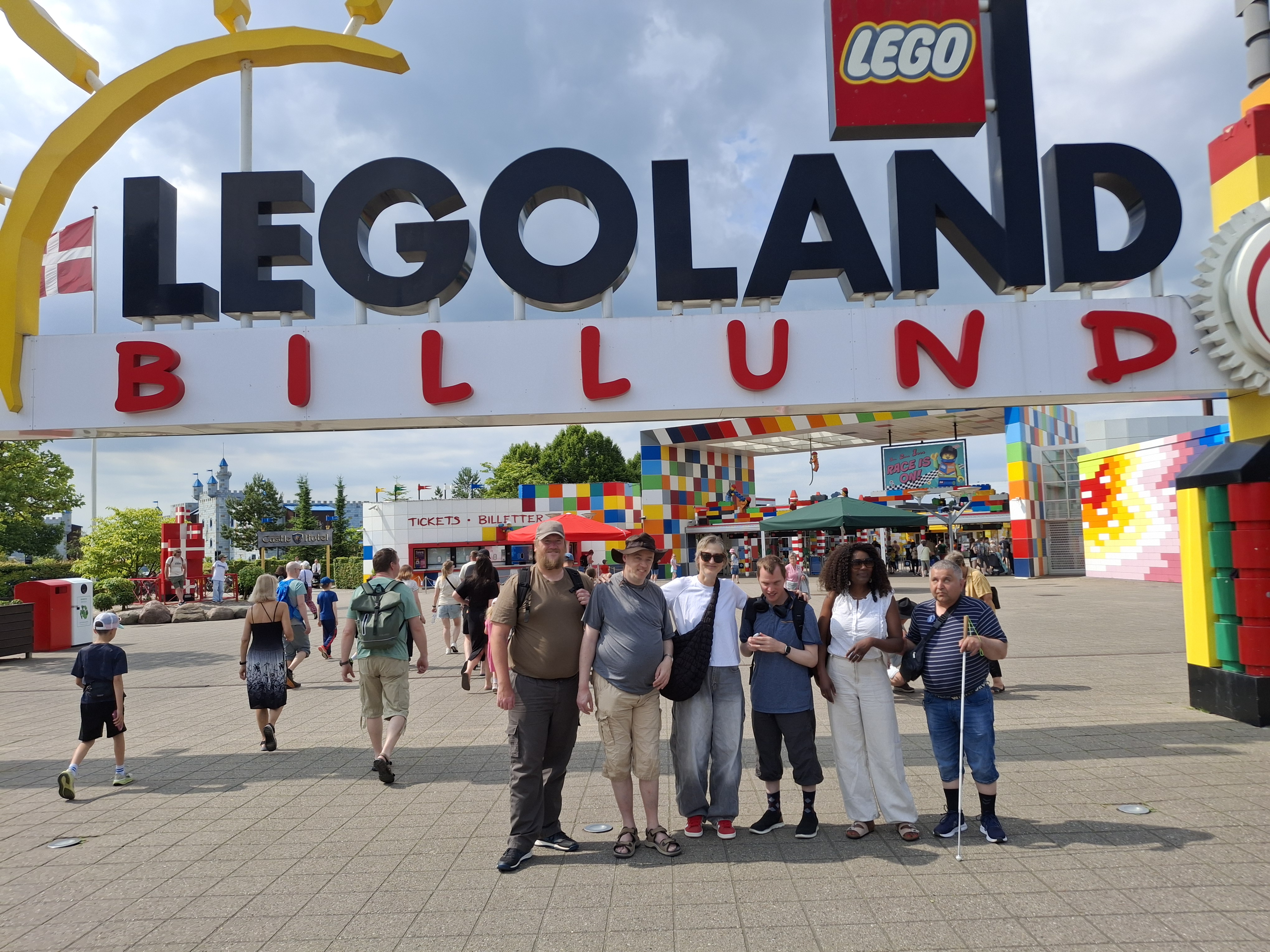 Lars, Dennis og Sabro i Legoland, Billund.