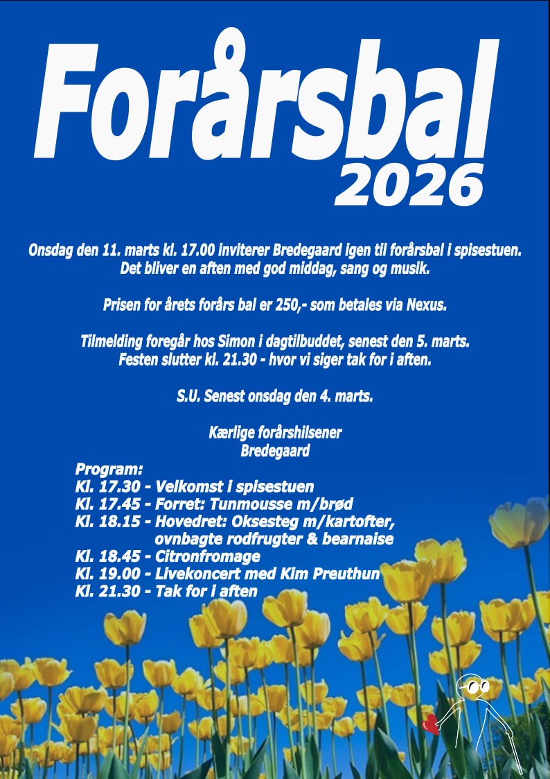 Invitation til forårsbal 2026.