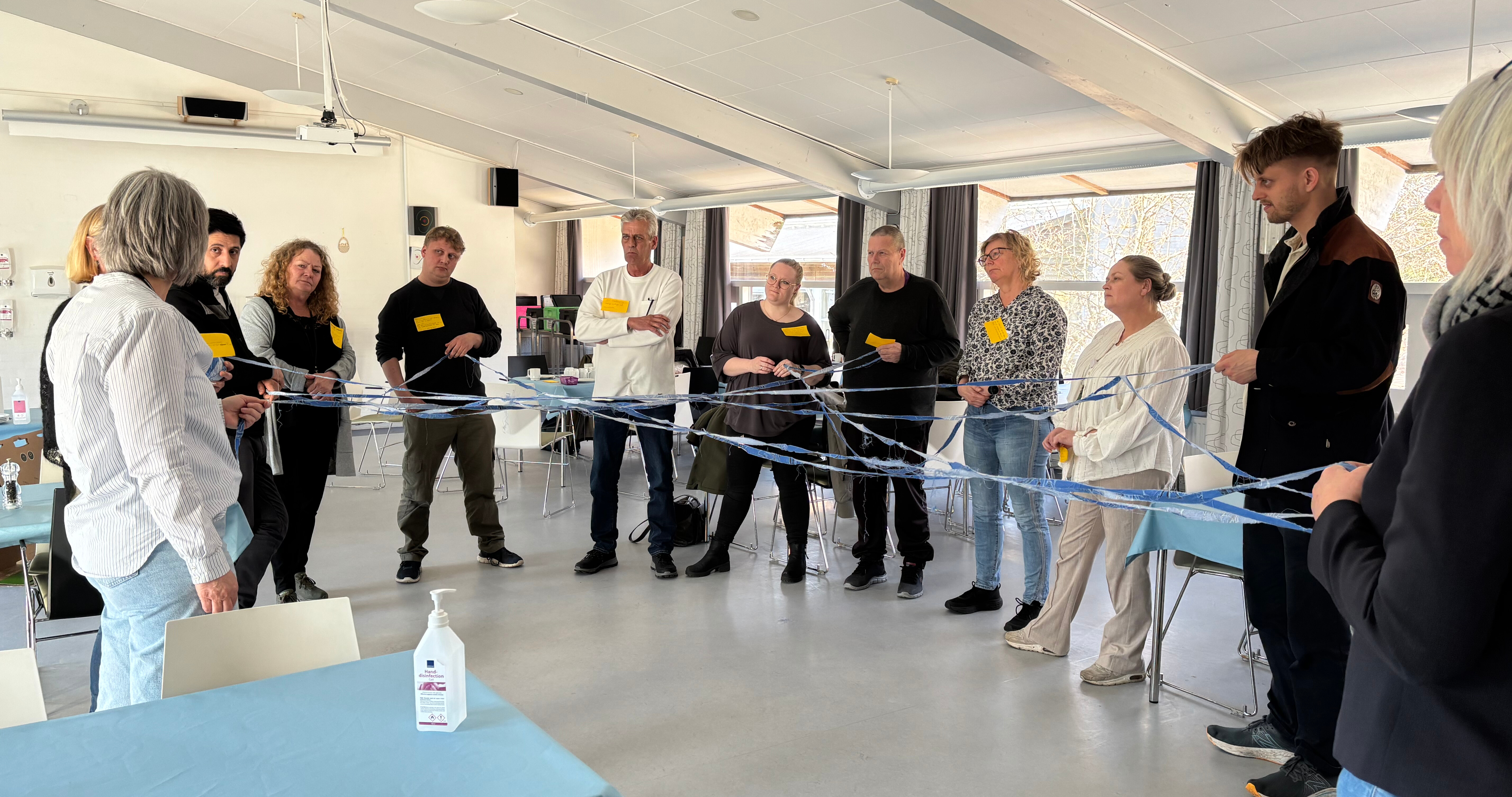 Kreativ evalueringsøvelse i Spisestuen.