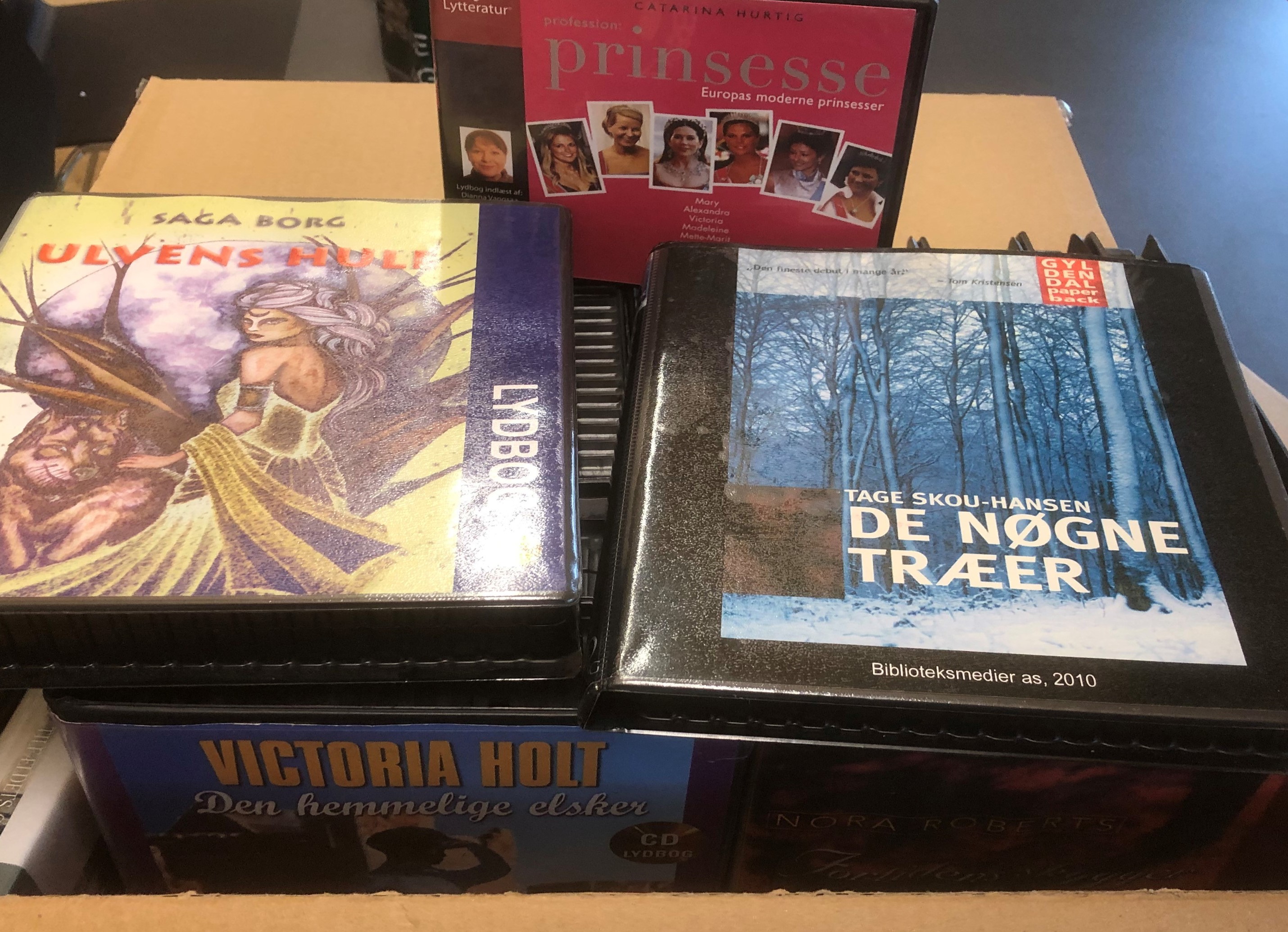 Nye lydbøger fra Fredensborg bibliotek