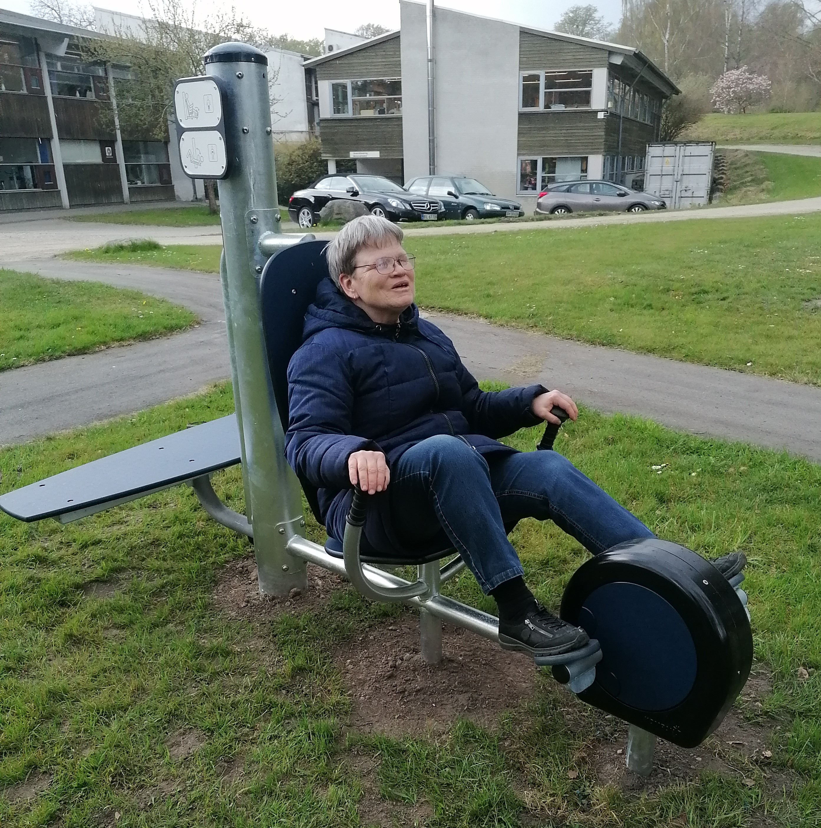 Ulla på sidde-cyklen