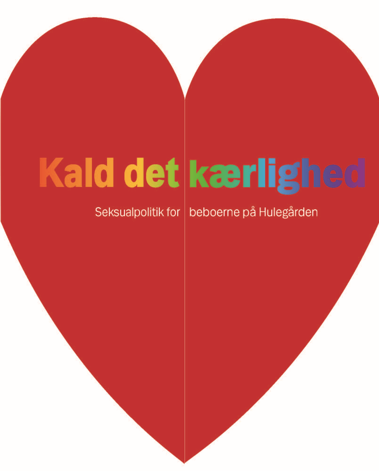 Sådan ser hjertefolderen "Seksualpolitik for beboerne på Hulegården" ud.