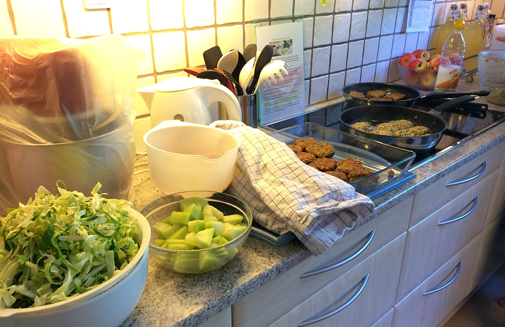 mad lavet i køkkenet